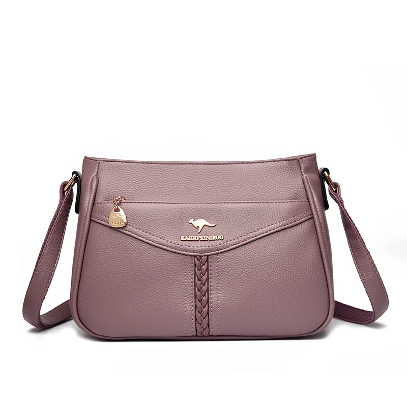 VANDERWAH Luxury PU Flap Shoulder Bag – Letter & Sequin Designer Crossbody Handbag for Women