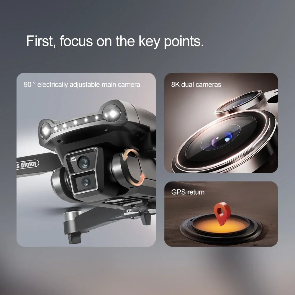 V198MAX GPS Return Drone with Screen Remote