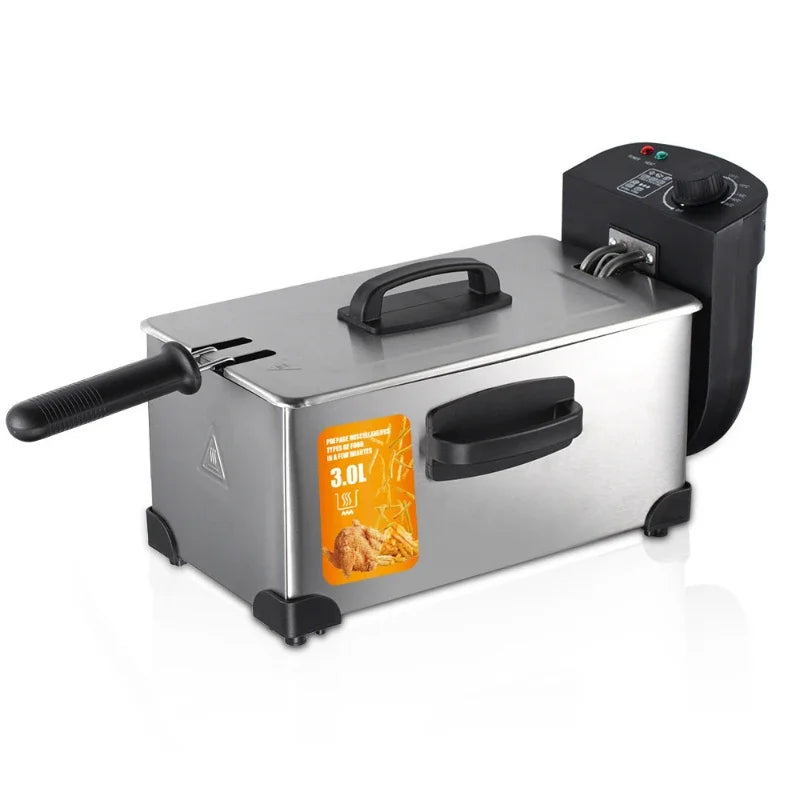 Electric Deep Fryer – Constant Temperature, Commercial & Household, French Fries, Dough Sticks & Stall Fryer