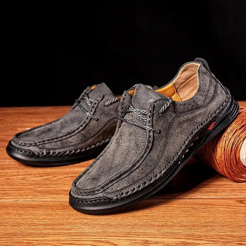 Men's Microfiber Slip-On Casual Shoes