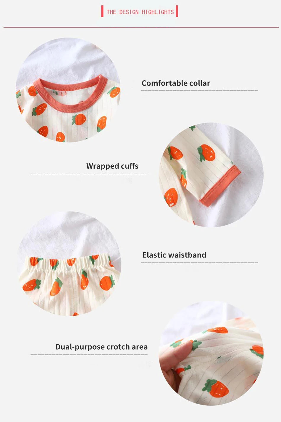 Kids' Cartoon Bear Long Sleeve Pajamas Set | Soft Breathable Sleepwear Boys & Girls