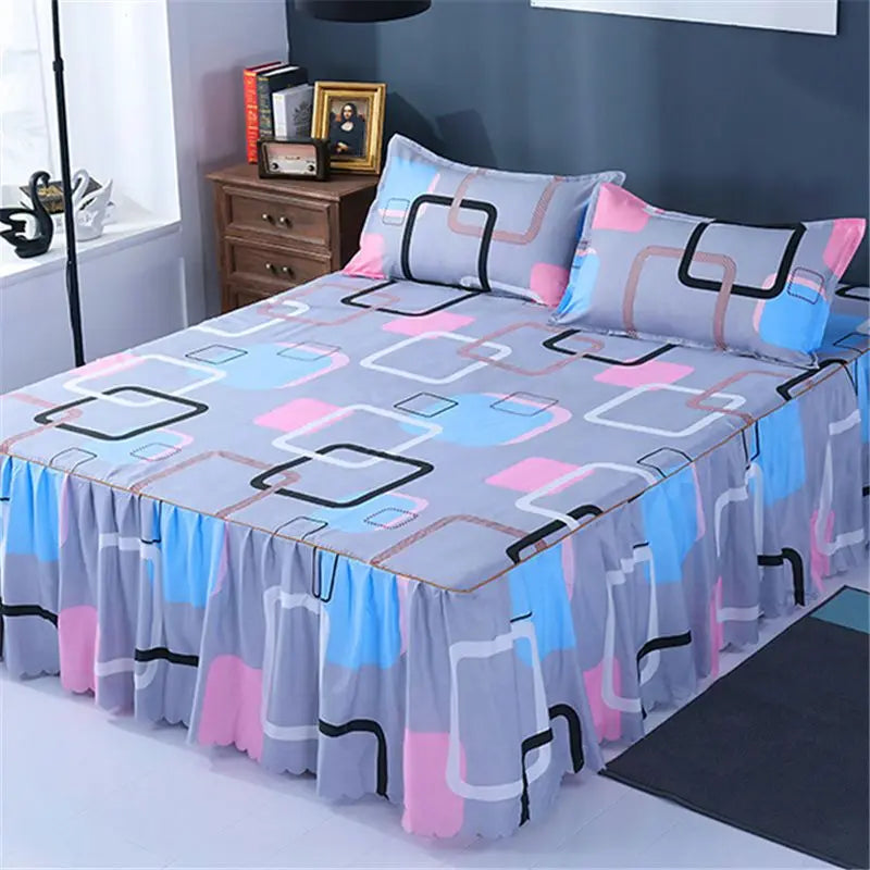 Modern Bedspread Mattress Cover – Skin-Friendly Dustproof Bed Cover, Queen & King