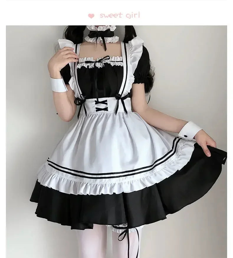Maid Cosplay Lolita Costume – Women's Anime Dress Set