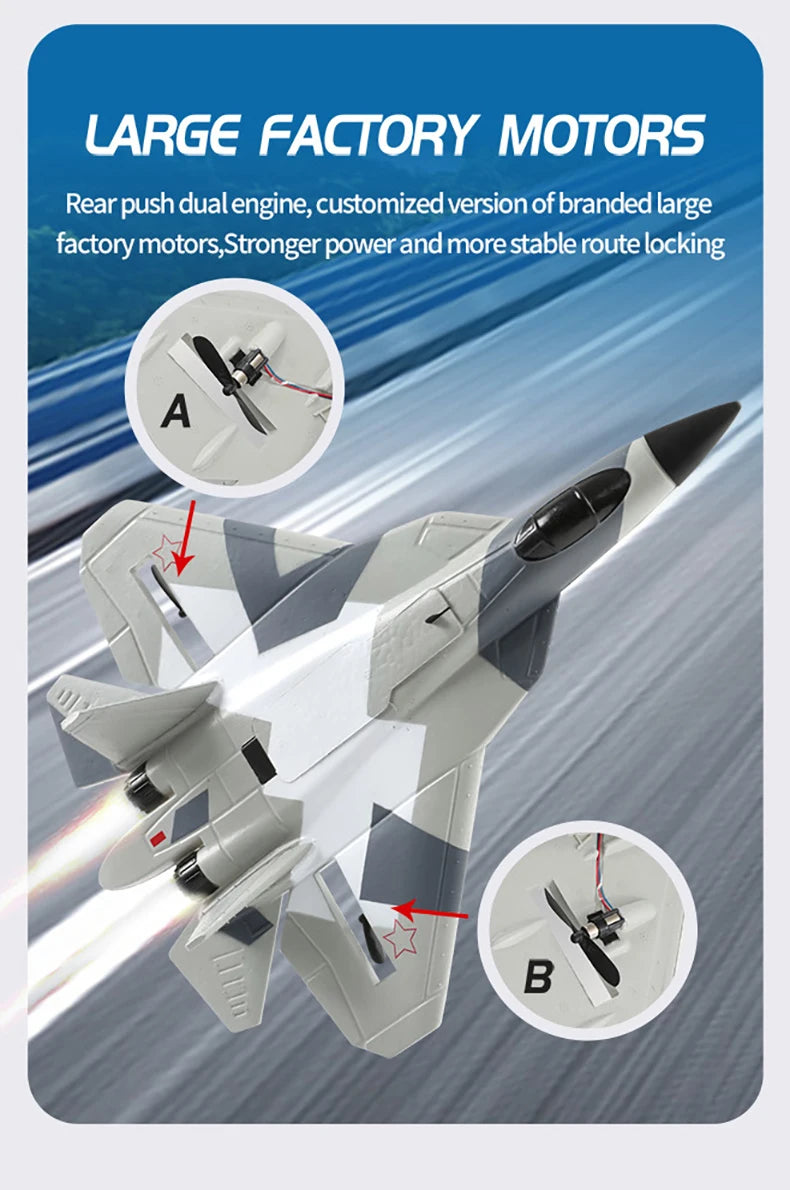 SU35 2.4G RC Foam Fighter Glider Airplane – Remote Control EPP Fixed Wing Plane