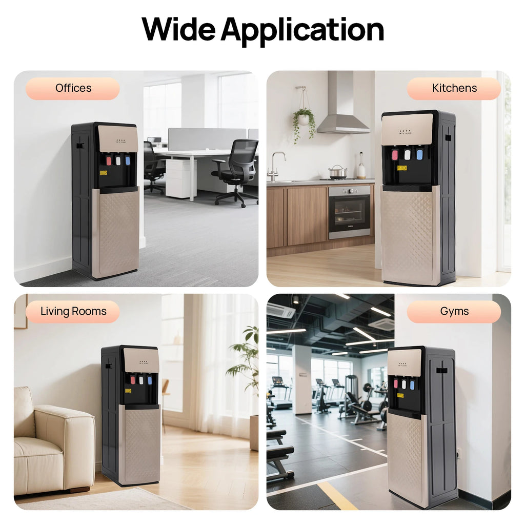 Bottom-Loading Hot & Cold Water Dispenser — Standing Water Cooler for Home & Office | 110V/220V
