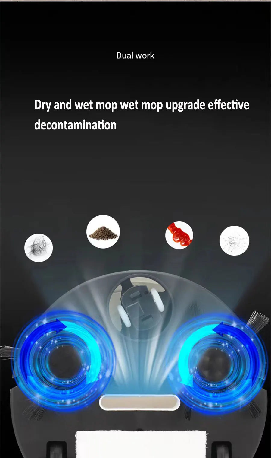 Mini Robot Vacuum Cleaner — 3-in-1 Sweep, Mop & Vacuum, 1500Pa, USB Charging, 20-Min Runtime