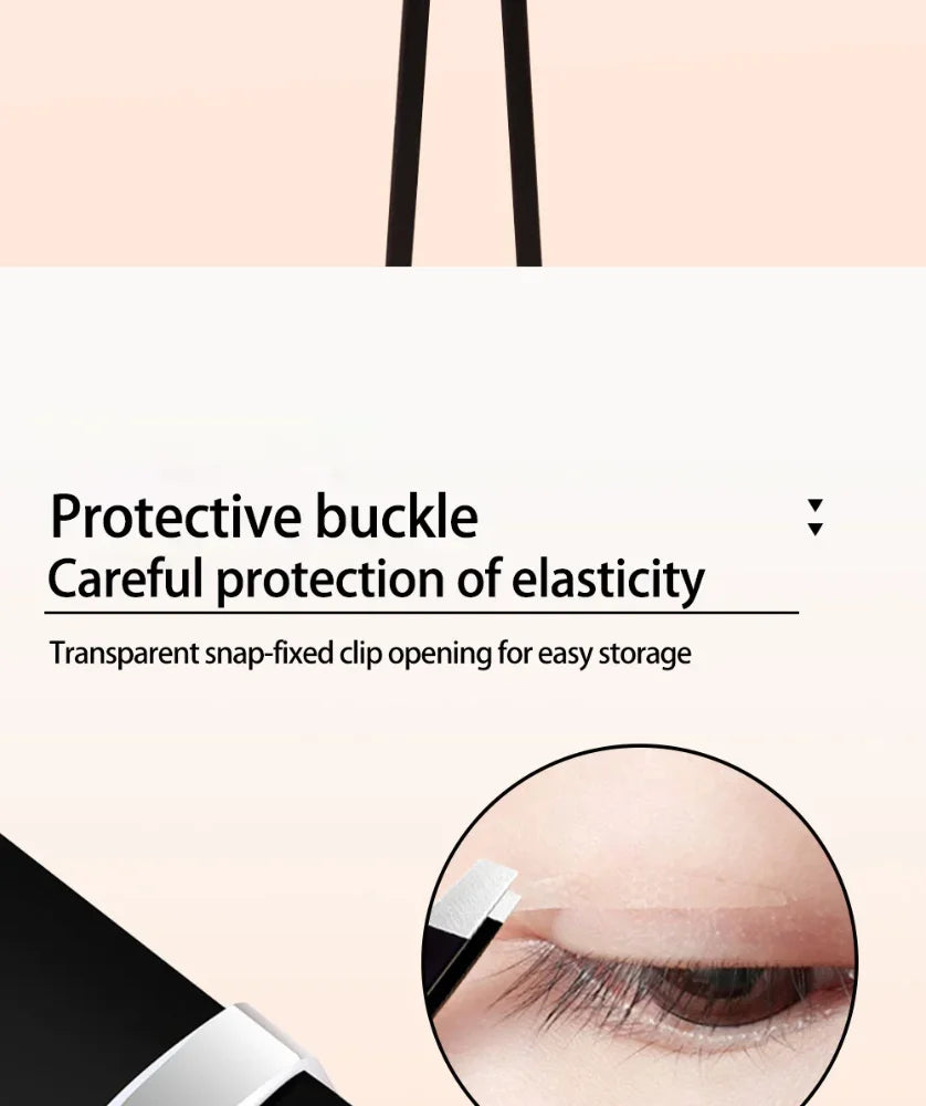 HISYI Stainless Steel Slanted Eyebrow Tweezers