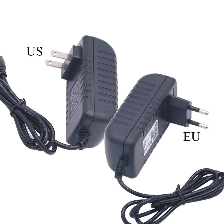 24V DC Switching Power Supply Adapter – 1A–10A, 110V/220V AC Input with US/EU/UK/AU Plug