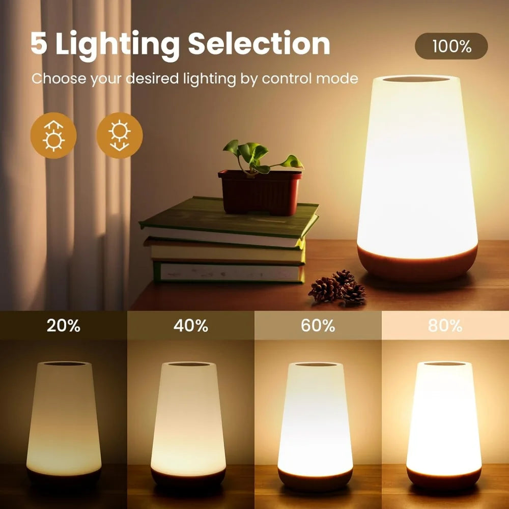 RGB Touch Lamp – 13 Colors & Adjustable Brightness
