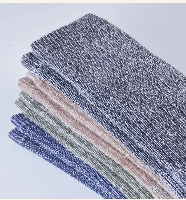 Merino Wool Hiking Crew Socks for Cold Weather