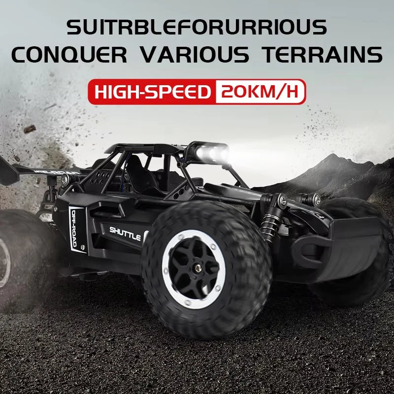 ZWN 1:16 / 1:20 Scale 2.4G RC Off-Road Climbing Car with LED Light – Multi-Model Kids Gift