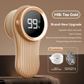 Electric Lint Remover & Fabric Shaver — LED Display, Rechargeable Fuzz & Pill Remover