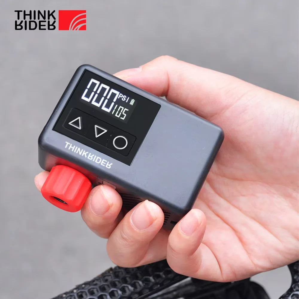 ThinkRider Pocket Bike Tire Pump with Digital Display