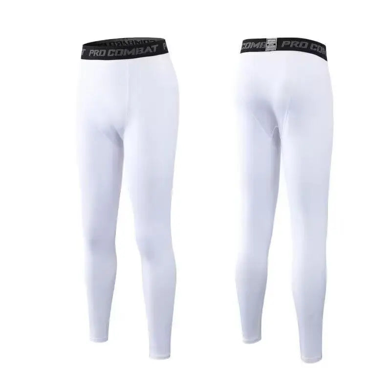 Men's High-Performance Compression Leggings — Moisture-Wicking Tights for Running, Gym & Training