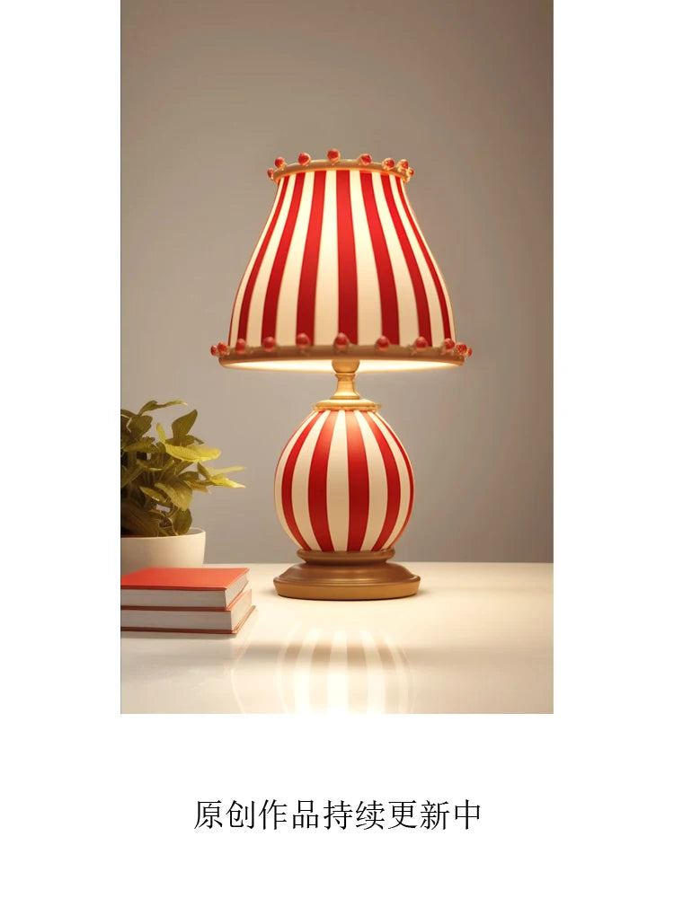 Ceramic Accent Lamp – E27 LED & Knob Control