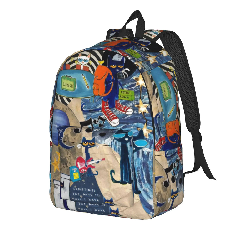 Pete the Cat Canvas Backpack – Everyday School Bag