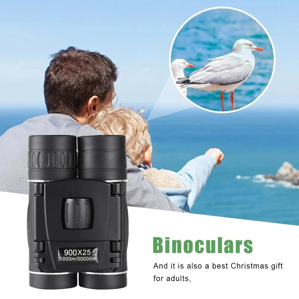 HD Night Vision Binoculars – High Magnification BAK4 Waterproof Outdoor Telescope
