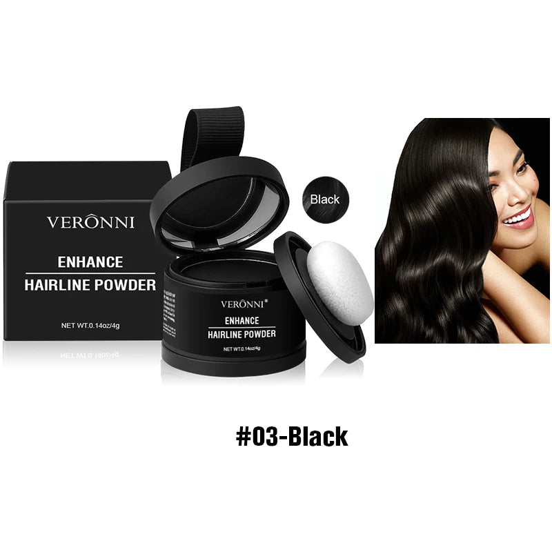 Waterproof Hairline Shadow Powder — Instant Root Cover & Scalp Filler (4g)