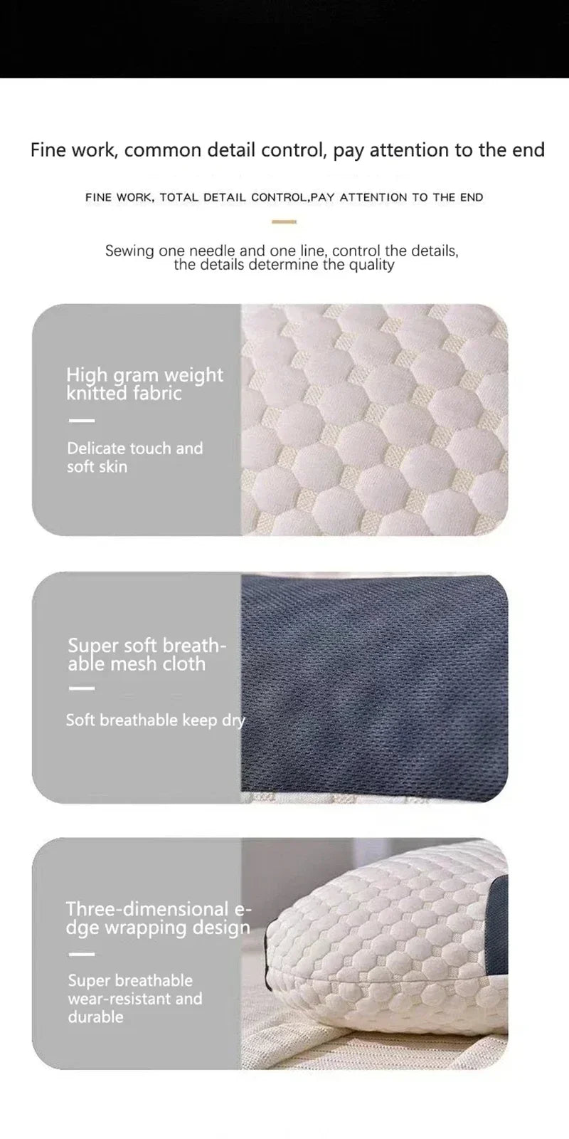 Spa Massage Pillow — Washable Non-Collapse Cervical Support Pillow for Home, Spa & Gift