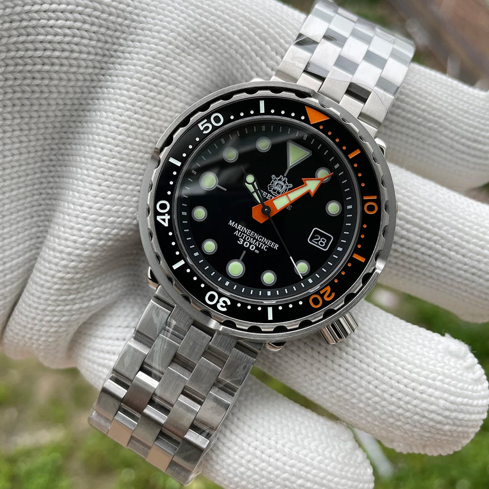 STEELDIVE SD1975C Tuna Can Dive Watch | 300M Waterproof NH35 Movement Ceramic Bezel