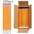 200-Pack Yellow HB Pencils with Erasers
