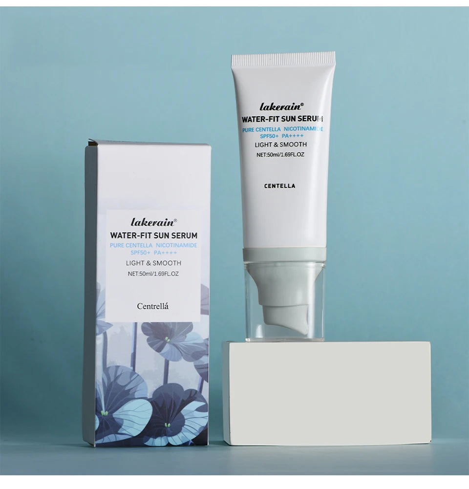 SPF50 Water-Fit Sun Serum – Lightweight Korean Sunscreen with Moisturizing & Oil Control