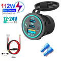 78W Fast Car Charger — PD3.0 & QC3.0 Dual USB-C