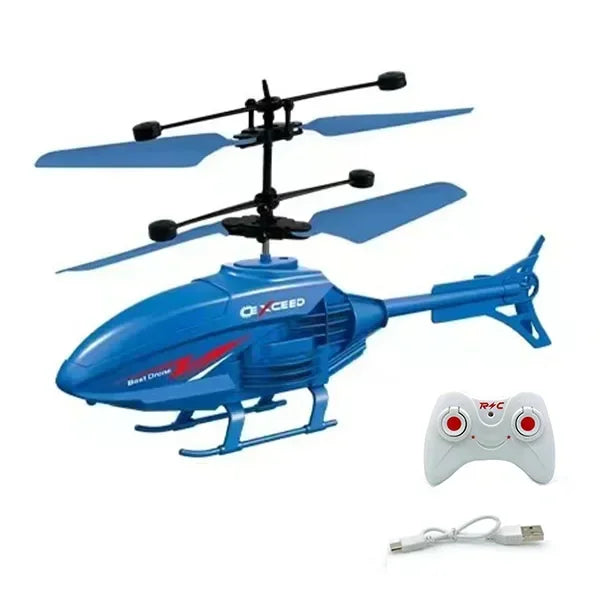 FF Crash-Resistant Induction Helicopter Drone – Dual-Mode Suspended RC Toy with Lighting