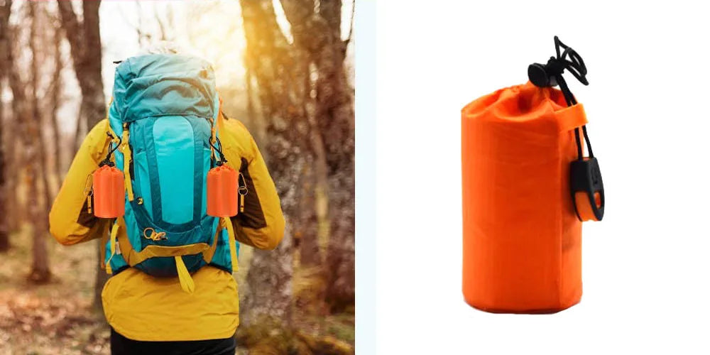 Emergency Survival Sleeping Bag – Waterproof Mylar Bivy Sack for Camping, Hiking & Outdoor