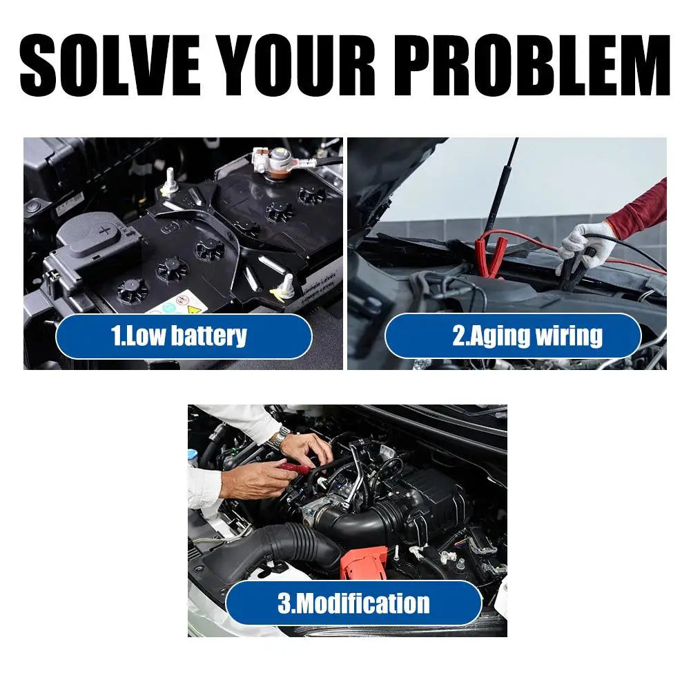 Battery Disconnect Switch 12V/24V – Car Battery Isolator Cut Off Anti-Leakage Power Shut Off for Trucks RV & Marine