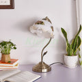 Flower Lamp – Frosted Glass & Metal Design