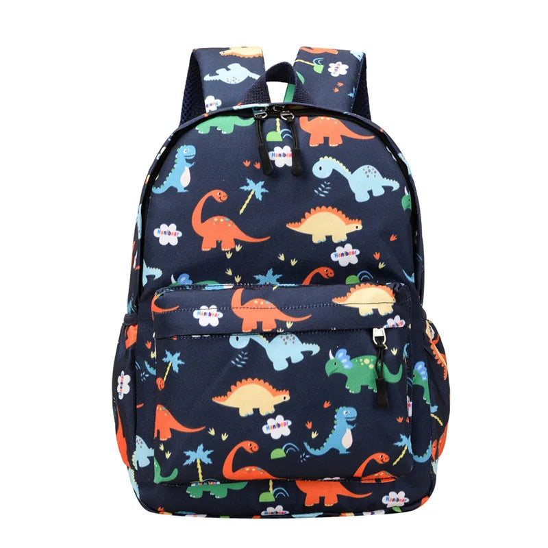 Dinosaur Print Backpack – Kids Kindergarten School Bag