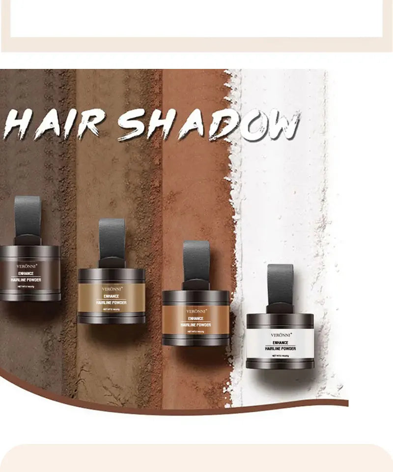 Hairline Shadow Powder — Waterproof Root Touch-Up for Thinning Hair