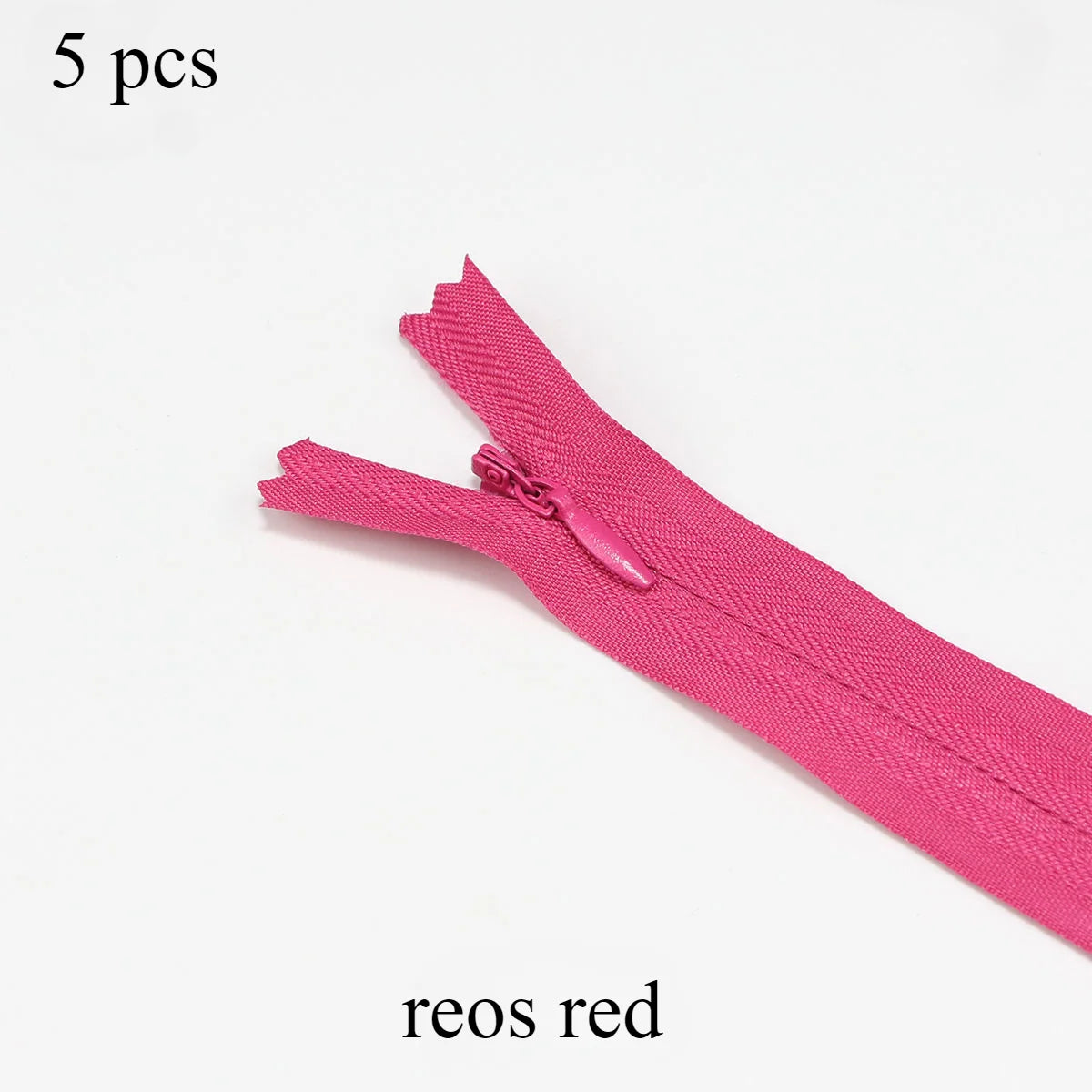 Invisible Zippers 5-Pack — Premium Hidden Zippers for Dresses, Pants & More (18cm–60cm)