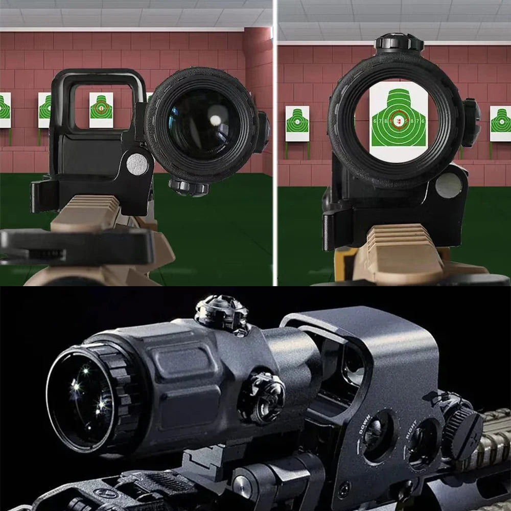 558 Holographic Red Dot Sight with G43 Magnifier — Tactical Hunting Optic, 20mm Rail Mount