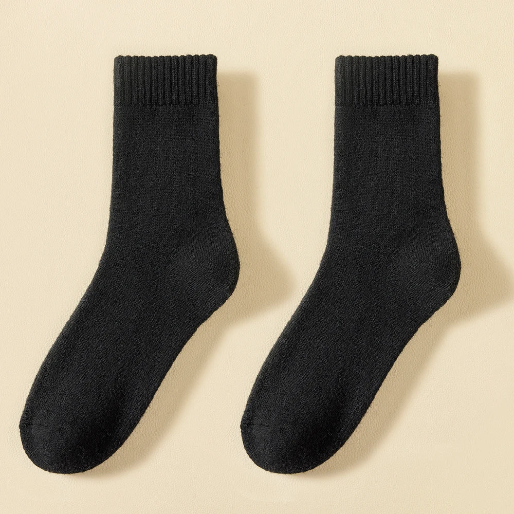 Men's Thick Wool-Blend Crew Socks
