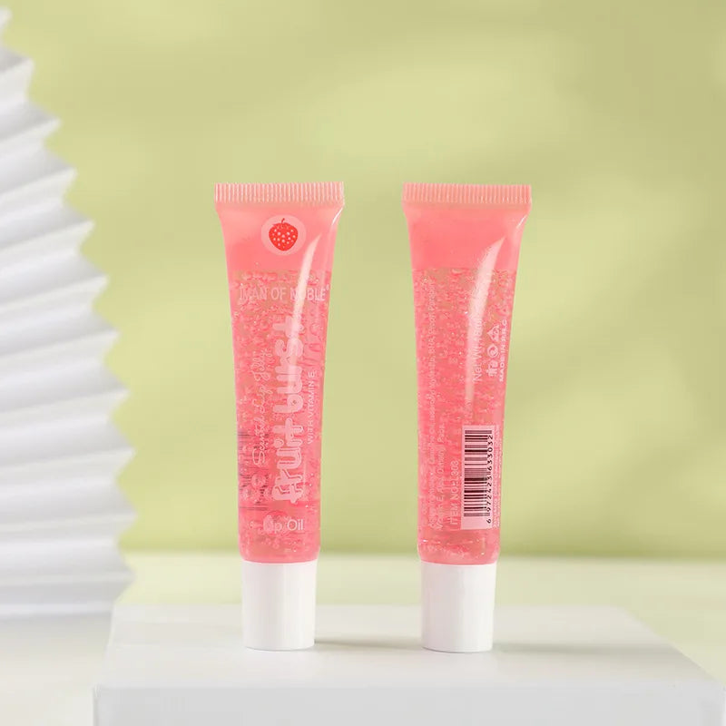 6-Piece Fruity Lip Gloss Set — Hydrating Glossy Clear Lip Gel