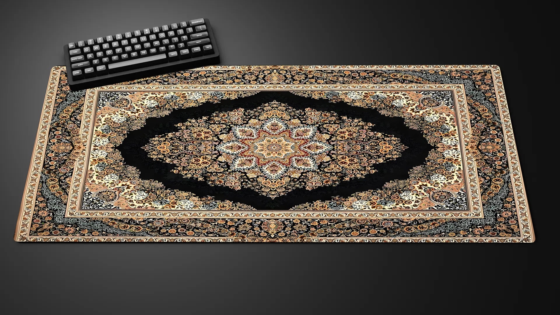 Persian Rug XXL Gaming Mouse Pad — Large Vintage-Style Desk Mat
