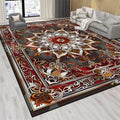 VIKAMA Persian Luxury Crystal Velvet Rug – Large Non-Slip Living Room & Bedroom Carpet, 5 Colors & 5 Sizes
