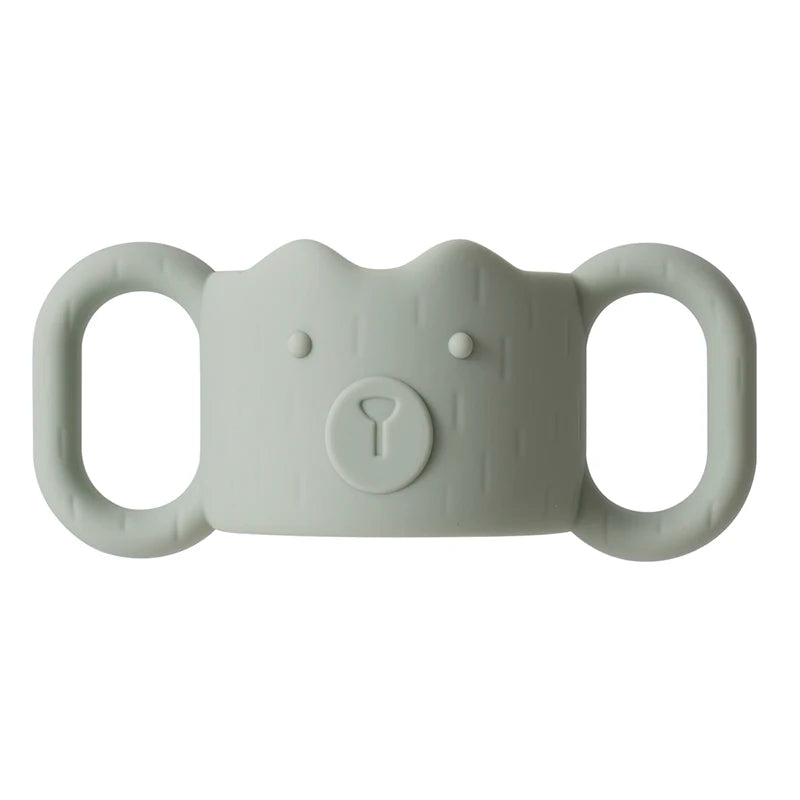 Silicone Baby Bottle Handle – Removable Narrow Straw Bottle Holder, Universal Fit, Standard Caliber