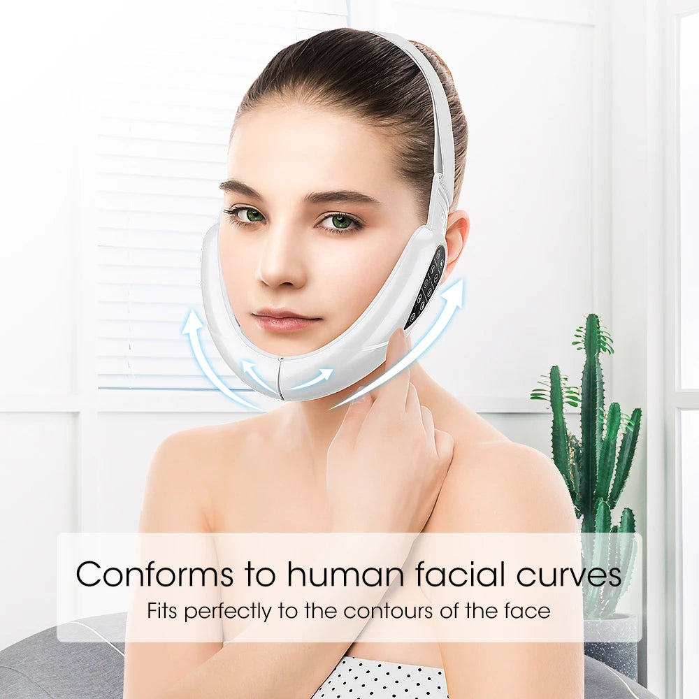 Hailicare V-Face Lifting Massager – Rechargeable Facial Slimming Device with Remote Control