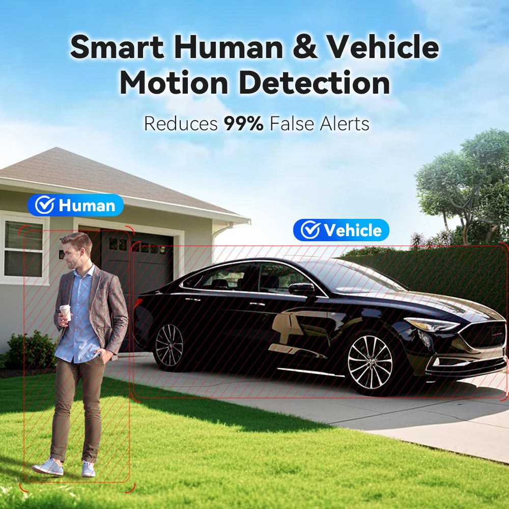 ASECAM 8MP PoE PTZ Security Camera with Optical Zoom
