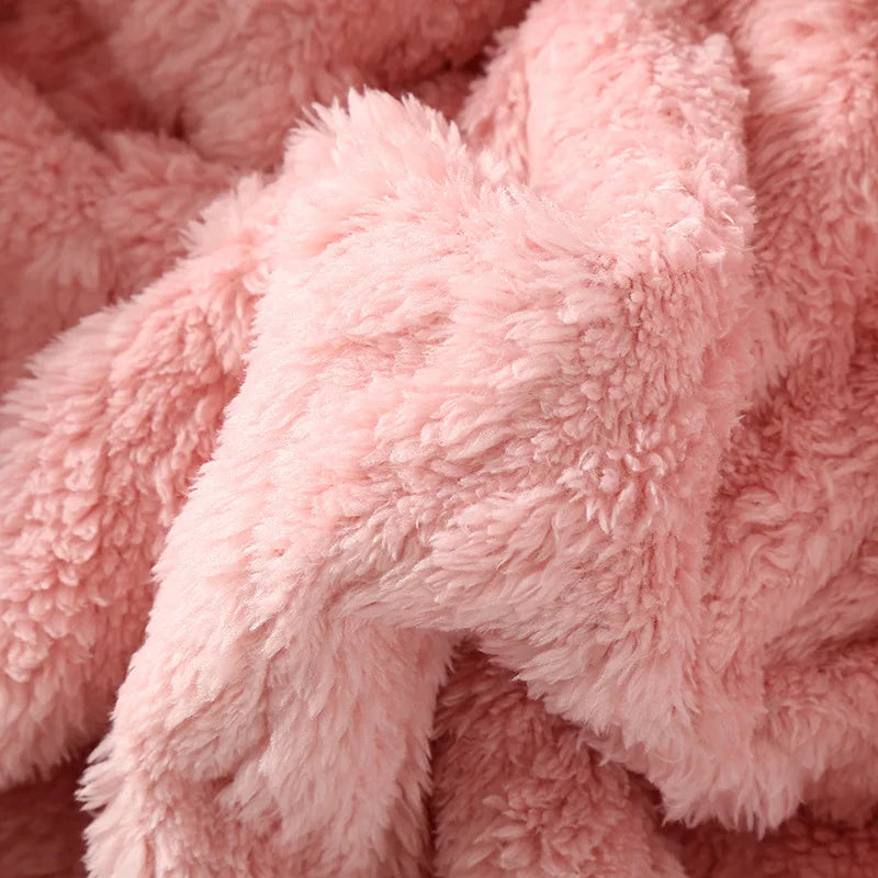 Women's Warm Flannel Bathrobe | Soft Long-Sleeve Fleece Dressing Gown
