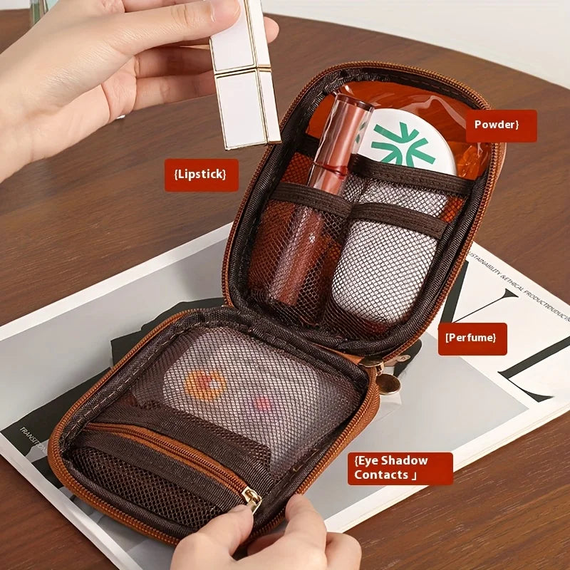 Mini Transparent Waterproof Cosmetic Clutch Bag