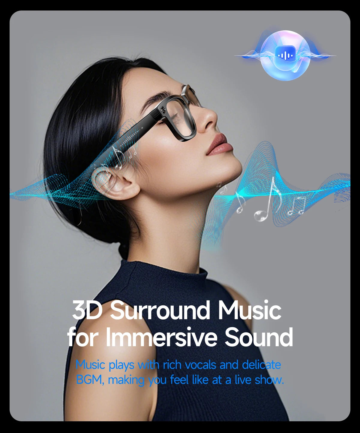 800W Camera AI Smart Glasses — Color-Changing Lenses, AI Translation, HD Video & Waterproof Calling