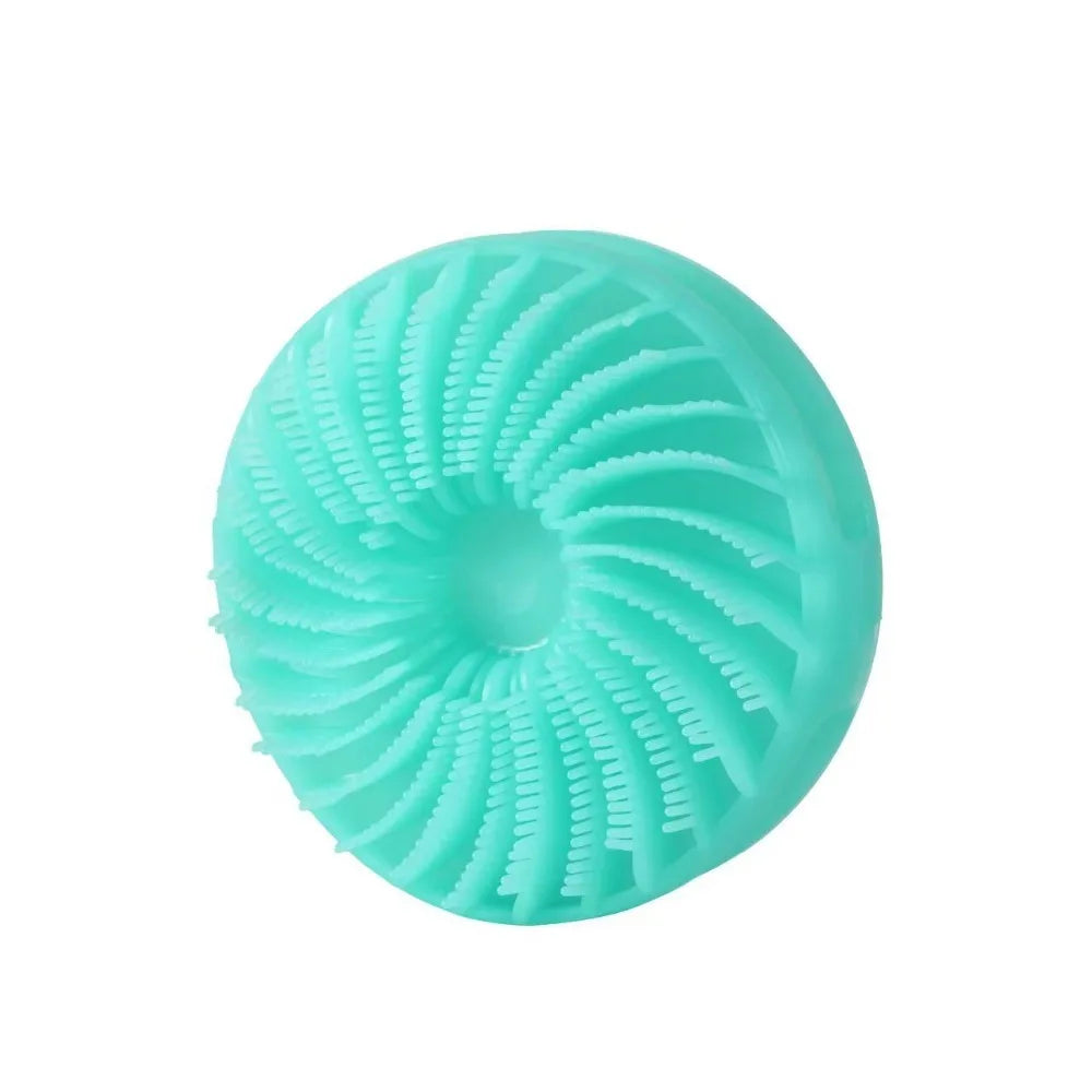 Double-Sided Silicone Shower Brush – Soft Bristle Body Massage & Exfoliating Bath Mud Remover