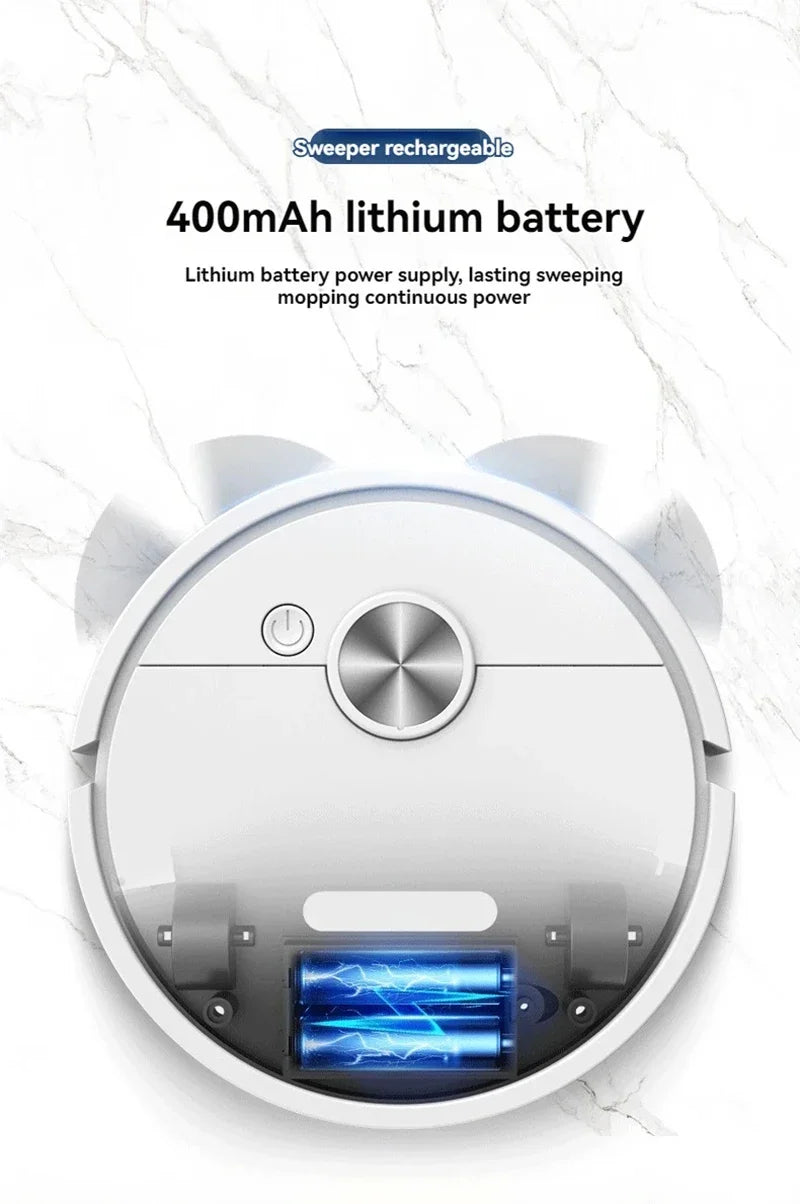 Smart Mini Robot Vacuum Cleaner – Fully Automatic Mopping, Suction & Sweeping Integrated