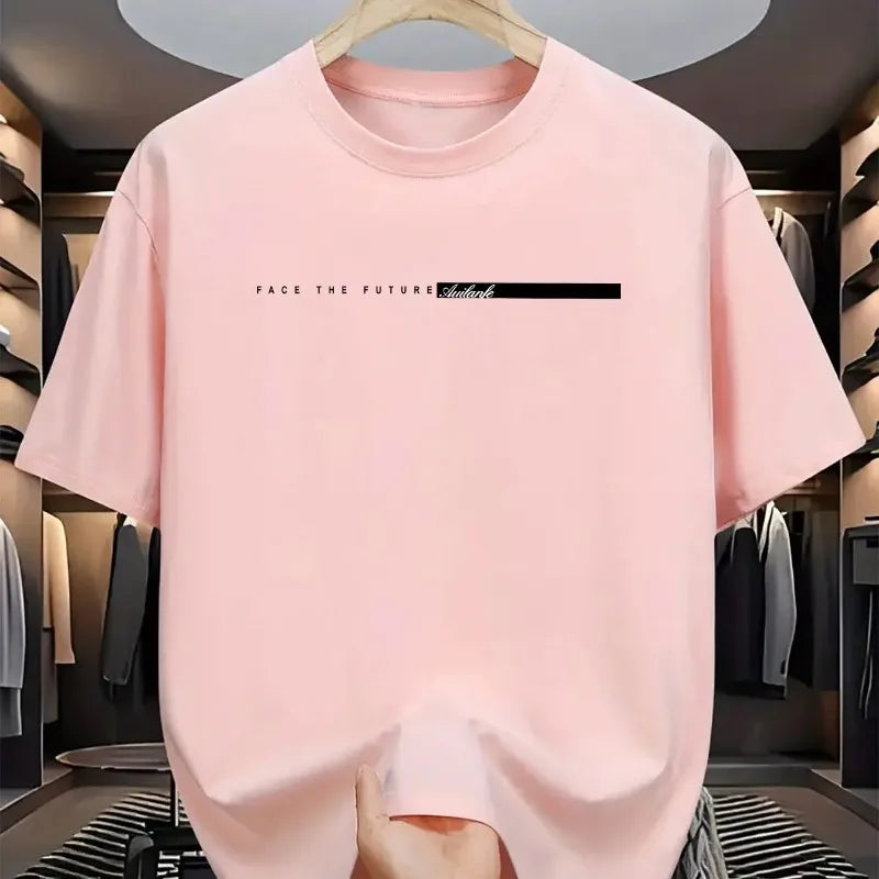 Unisex 100% Cotton Loose Round Neck T-Shirt — Everyday Essential Tee