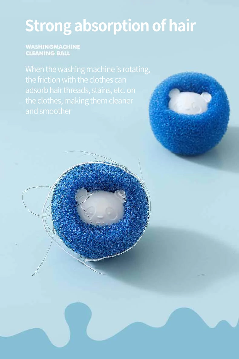 Laundry Balls Pet Hair Remover – Reusable Washing Machine Lint Catcher & Clothes Fluff Cleaner