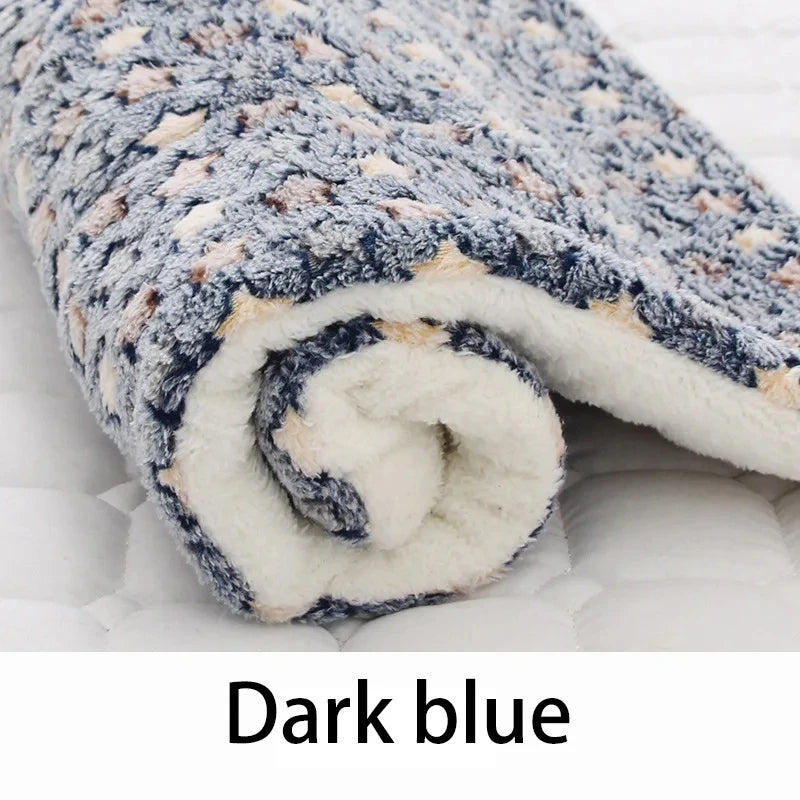 Flannel Pet Sleeping Mat – Soft Dog & Cat Bed Cushion, Puppy Sofa Mattress, Small to Large Dogs